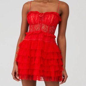 For Love And Lemons Jules Mini Dress